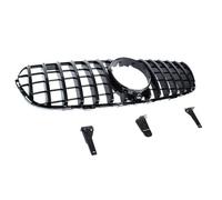 Grille Pare-Choc Avant Centrale Pour Mercedes LC W253 C253 X253 2015-2018 GLC220 GLC250 GLC300 GT Grill Grille Radiateur Capot Avant Voiture Barres Calandre(Noir)