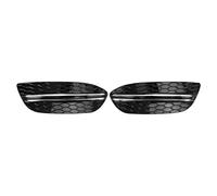 Grille Pare-Choc Avant Couvercle Phare Antibrouillard En Nid D'abeille Pour Calandre Avant Voiture Pour Mercedes Pour Benz C-CLASS W205 2015-2017 2018