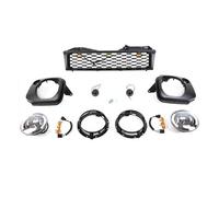 Grille Pare-Choc Avant Ensemble Grille Pare-chocs Avant Support Phare Avant Kit Carrosserie Grille En Maille Garniture Pour Suzuki Pour Jimny 2012-2018(A Set)