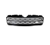 Grille Pare-choc Avant Grille Ventilation Supérieure Noire En Nid D'abeille Pour Land Pour Rover Pour Discovery Pour Sport Pour L550 2015-2019(Black Silver)