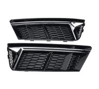 Grille Pare-Choc Avant Pour A4 B9 2017 2018 1 Paire Pare-chocs Avant Voiture Calandre Phare Antibrouillard Maille En Nid D'abeille Couvercle Phare Antibrouillard