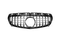 Grille Pare-choc Avant Pour Benz Pour Classe A Pour W176 2013-2015 A180 A200 A220 A250 A260 A45 Pour Grille Radiateur Avant Mise À Niveau Style GT Pare-chocs(For A45 Silver)