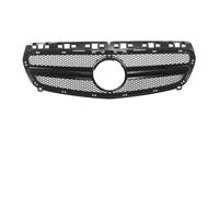 Grille Pare-choc Avant Pour Benz Pour Classe A Pour W176 2013-2015 A180 A200 A220 A250 A260 A45 Pour Grille Radiateur Avant Mise À Niveau Style GT Pare-chocs(Le noir)
