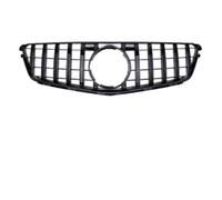 Grille Pare-choc Avant Pour Benz Pour Classe C Pour W204 C180 C200 C300 C350 2007-2014 Calandre Pare-chocs Avant GT Diamond Style Pour AMG(Black B)