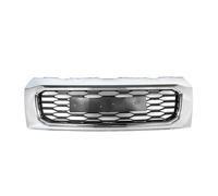 Grille Pare-choc Avant Pour Ram Pour ProMaster 1500 2500 3500 2019 2020 2021 2022 Grille Capot Pare-chocs Supérieur Avant Calandre Modifiée Chrome Noir Brillant Argent(Argent)