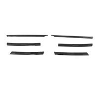 Grille Pare-Choc Avant pour VW pour Tiguan MK2 pour 2017 2018 2019 2020 2021 Voiture Pare-Chocs Avant Maille Calandre Centrale Gril Bande Moulage Couverture Calandre Avant(Up)