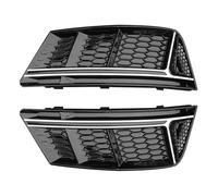 Grille Pare-Chocs Avant Compatible Avec Pour A4 B9 2016 2017 2018 2019 Voiture Avant Gauche Droite Pare-chocs Antibrouillard Couverture Calandre Accessoires