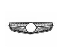 Grille Pare-chocs Avant En Pour Mercedes Pour Benz E Coupé W207 E200 E250 E350 E550 Calandres de voiture(Noir et argent)