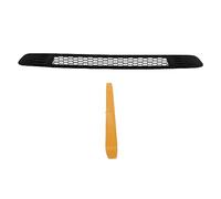 Grille Pare - Chocs Avant Noir Mat, Grille Maille Aération Inférieure, Remplacement pour 2017 à 2023 - Protection Efficace, Flux d'Air Optimisé, Installation Facile