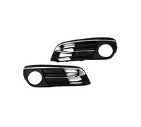 Grille Pare-Chocs Avant Paire Panneaux Garniture Chromés Pour Feux Antibrouillard Avant Pare-chocs Avant Pour BMW F10 F11 F18 525d 528i 535i (2014-2016) Calandre Voiture(A)