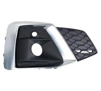 grille pare chocs avant Pour A5 B9 Sportback Coupé Cabriolet S5 2019-2023 8W6807681T3Q7 8W6807682T3Q7 Voiture Grille Alvéolée Feux Antibrouillard Cache(Right)