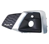 grille pare chocs avant Pour A5 B9 Sportback Coupé Cabriolet S5 2019-2023 8W6807681T3Q7 8W6807682T3Q7 Voiture Grille Alvéolée Feux Antibrouillard Cache(Left)