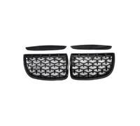 Grille Pare-Chocs Avant Pour Série 3 2005-2008 E90 E91 2009-2012 Calandre Avant À Double Lattes Grilles Noires Brillantes Grille Calandre Avant(Net 05-08)