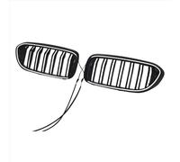 Grille pare-chocs centrale Compatible Avec BMW Pour Série 5 G30 2017 2018 2019 2020 Calandre Avant De Voiture Calandre De Capot Avant Calandre En Maille Calandre De Radiateur