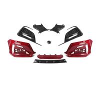 Grille Pare-Chocs Pour Accord 10th 2018-2021 Pare-chocs Avant Surround Moulage Revêtement D'habillage Boîtier Voiture Capot D'admission Grille Kit(Rouge)