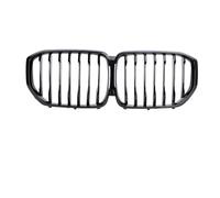 Grille Pare-Chocs Pour BMW Pour X5 Pour Série G05 2019-2023 Pare-chocs Avant Inférieur Brillant Calandre Noire Grilles Course Fiber Carbone(Single Gloss Black)