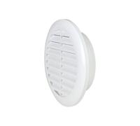 Grille persienne avec moustiquaire - AUTOGYRE - Élégance - Ø138 mm - Blanc