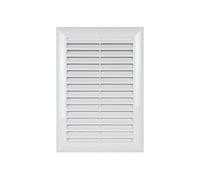 Grille persienne avec moustiquaire - AUTOGYRE - Élégance - 173 x 242 mm - Blanc
