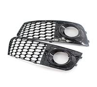 Grille Phare Antibrouillard 8KD807682 8KD8076811 Paire Grille Avant Voiture Maille Gauche Droite En Nid D'abeille Grille Antibrouillard Couvercle Lampe Pour A-udi A4 B8 2008-2012 Grille Antibrouillard