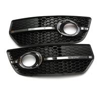 Grille Phare Antibrouillard Pour Q5 Standard 2009-2012 8R0807681E 2 Pièces Voiture Pare-chocs Avant Antibrouillard Couverture Grille Feu Course Grilles(Chrome Silver)
