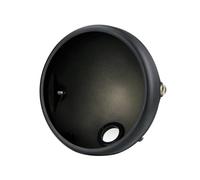 Grille Phare Moto Protecteur Coque de Phare Universelle pour Moto 7 Pouces, boîtier à pour LED, Support Montage réglable