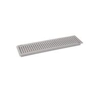 Grille piscine 0,5m PVC A15 largeur 130 gris GR77P