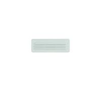 Grille Plastique Rectangulaire Extra-plate Blanc 254x110 - Autogyre