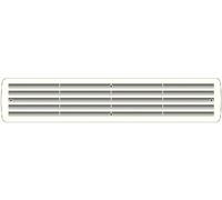 Grille plastique salle de bain porte Grille de ventilation Ventilation différentes couleurs (Blanc)