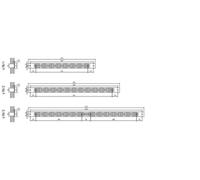 GRILLE PLAT INT SPL H20 LG475 ALU