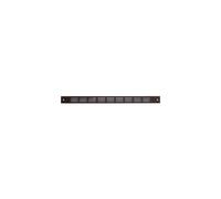Grille plat interieur SPL H20 LG275 noir - RENSON - 47818