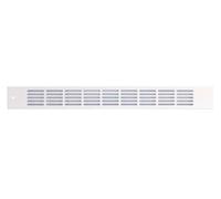 Renson Grille d'entrée d'air Type 488 – Alu double plate acoustique – Blanc 475 x 30 mm