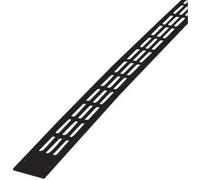 Grille plate alu 478/3 RENSON - 475 mm - noir ral 9005 - 00047838