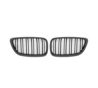 Grille Pour BMW Pour F22 Pour F23 Pour F87 Pour M2 2014-2018 Calandre Pare-chocs Avant Brillante Double Lamelles Noir Mat(Matte Black)