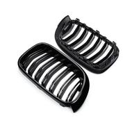 Grille Pour BMW Pour X4 Pour F26 2014-2017 Pare-chocs Avant Noir Brillant Calandre Capot En Maille Double Ligne Grilles Course