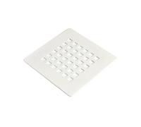 GRILLE POUR ÉVACUATION DE DOUCHE EN ACIER INOXYDABLE BLANC MUSE