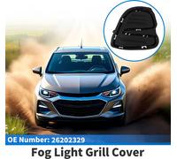 Grille Pour Feu Anti-Brouillard Pare-Chocs Avant InfšŠrieur Cache Feu Anti-Brouillard Insert No.26202329 Pour Chevrolet Cavalier 2018-2020 Noir ABS 1 Pc Avant Droit Voiture