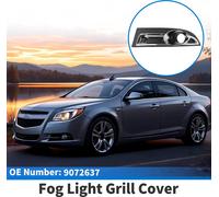 Grille Pour Feu Anti-Brouillard Pare-Chocs Avant InfšŠrieur Cache Feu Anti-Brouillard Inserts No.9072637 Pour Chevrolet Epica 2010-2012 Noir Ton ArgentšŠ ABS 1 Piššce Avant Droite
