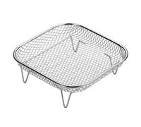 Grille Pour Friteuse À Air - Panier Empilable en Acier Inoxydable Alimentaire | Support Air Fryer pour Cuisson Vapeur et Rôtissage - Accessoire Four, Ondes, Viande et Cuisine