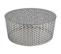 Grille pour piège à feuilles pour gouttières de toit en acier inoxydable, obstruction des débris et soutien un débit d'eau efficace dans les tuyaux de drainage (180-200 mm)