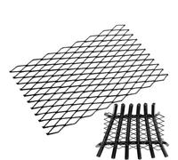 Grille pour poêle à bois - Grille de 9,8 x 16,1 pouces, grilles à feu, porte bois | Supports pour bois de chauffage surélevés pour une meilleure circulation d'air et une combustion et