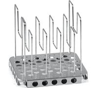 Grille pour repas sous vide en acier inoxydable | 6 supports inclus | Réglable