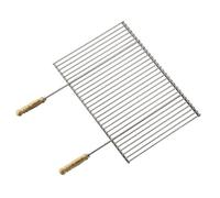 Grille professionnelle 90 - BARBECOOK - Chromée - Bois FSC