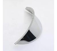 Grille Protecteur Couverture Visière De Phare Avant De Moto Universelle en Métal Chromé pour Scooter, Protection Anti-Pluie De 5,2 Pouces pour