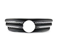 Grille Protection Calandre Supérieure De Voiture Avec Emblème, Pour Mercedes Pour Benz E-CLASS W211 E320 E350 E500 2002 2003 2004 2005 2006