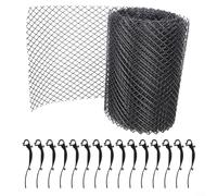 Grille Protection Gouttière PP Anti-Rouille Grille Protection(Width 18cm*Length 8m (Nails 15))
