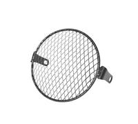 Grille Protection Phare Avant Moto Pour Ducati Pour Chopper Pour Café Pour Racer Noir Moto Universel Vintage Phare Protecteur Rétro Gril Lampe Couverture(B)