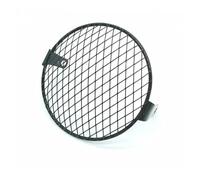 Grille Protection Phare Universelle Phare Montage Latéral Rétro Moto Pouces Filet Rond Protection en Couverture Couverture Phares(2)