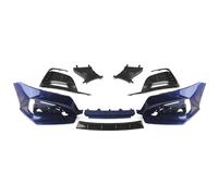 Grille Protection Pour Accord 10th 2018-2021 Pare-chocs Avant Surround Moulage Revêtement D'habillage Boîtier Voiture Capot D'admission Grille Kit(Bleu)