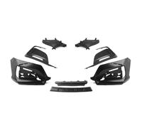 Grille Protection Pour Accord 10th 2018-2021 Pare-chocs Avant Surround Moulage Revêtement D'habillage Boîtier Voiture Capot D'admission Grille Kit(Grey)