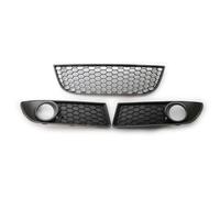 Grille Protection Pour Pare-choc Avant Voiture, Feu Antibrouillard Inférieur Pour VW Pour Polo Pour GTI 2006 2007 2008 2009 MK4 9N3 Grille Voiture Calandre(3 pieces)
